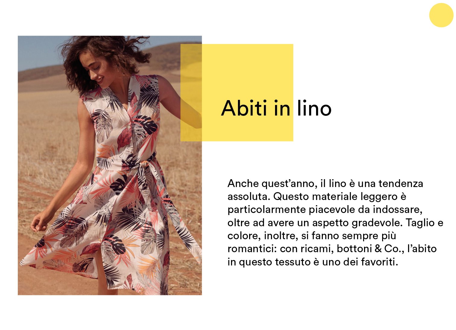 Abiti in lino